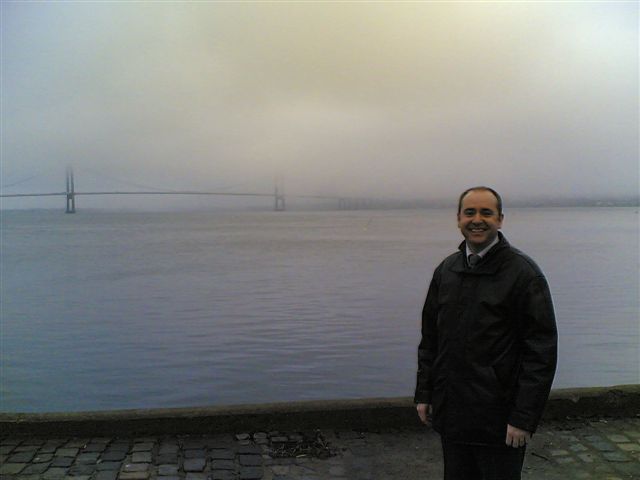 In Middelfart on a foggy day