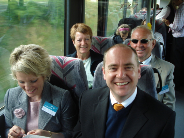 Photos from the bus on the way to the DK Convention