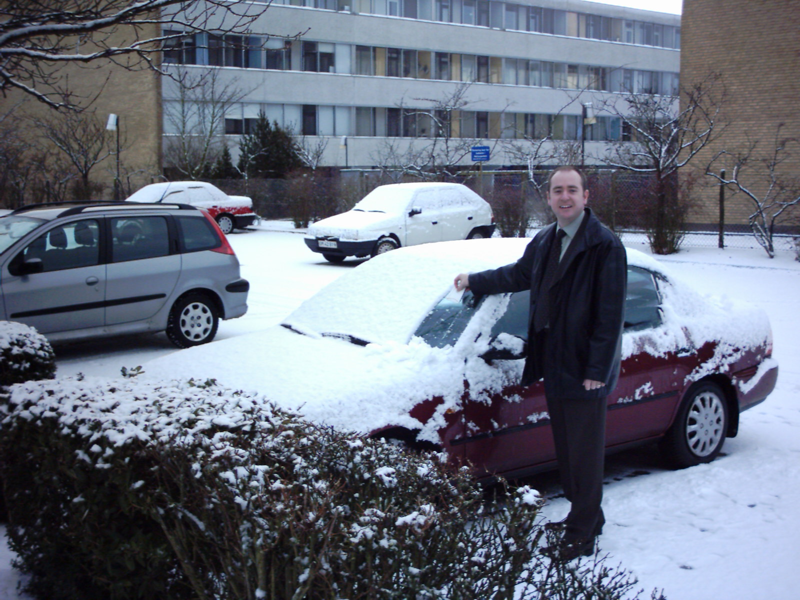 Boy did it snow this morning...