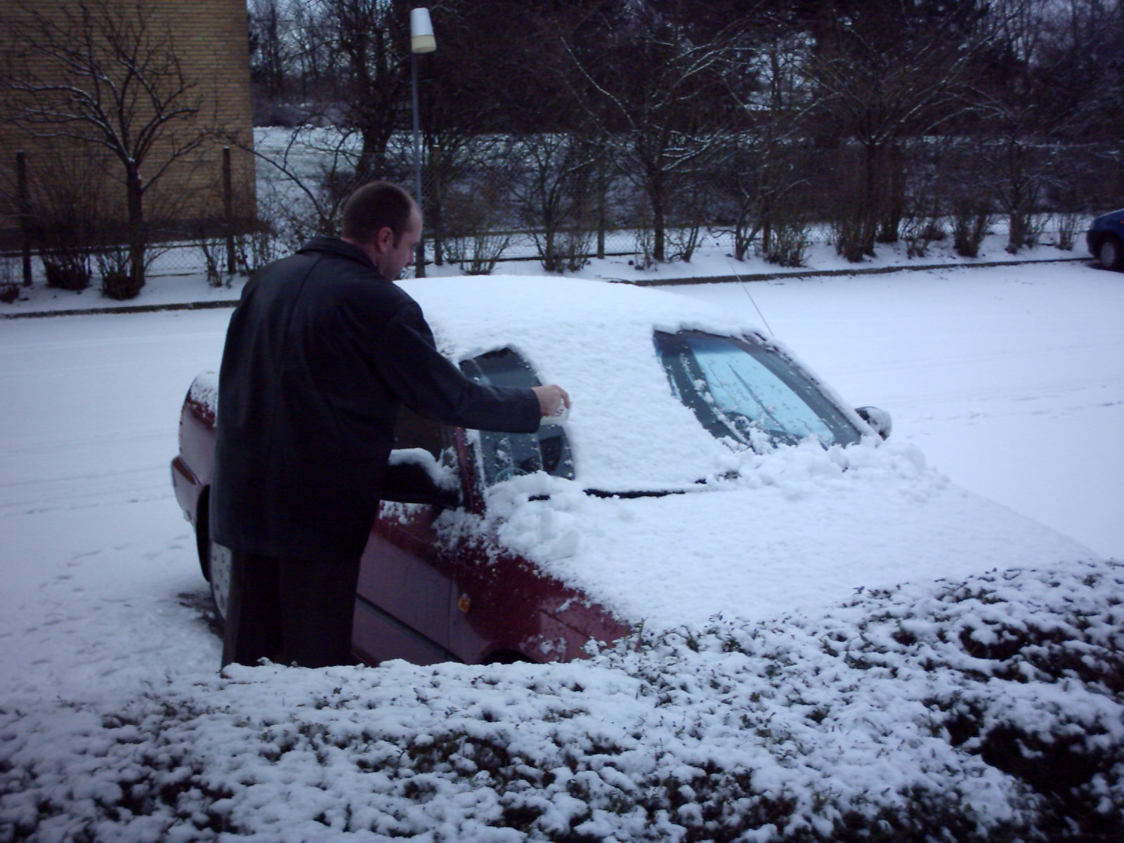 Boy did it snow this morning...
