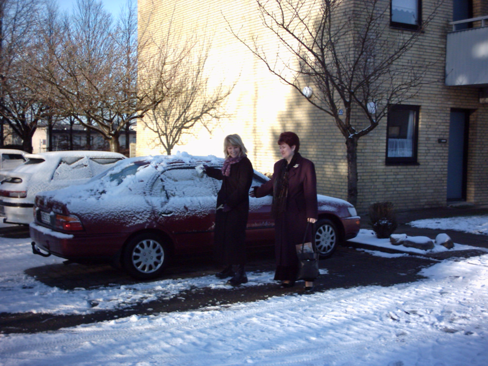 A nice afternoon in the snow.