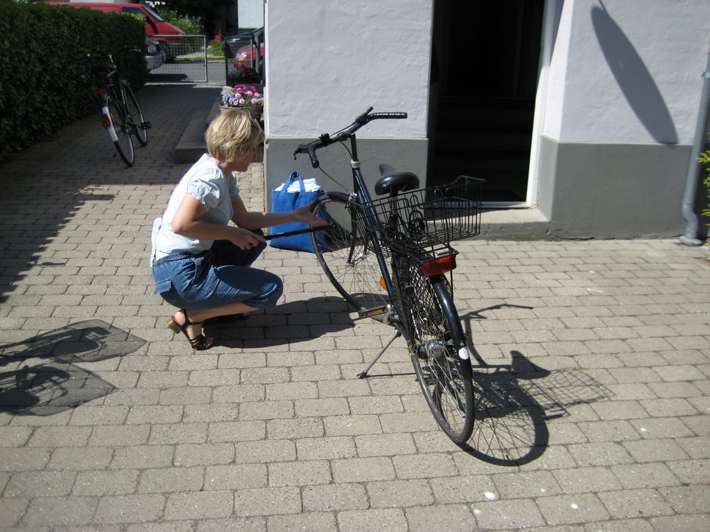 Biking to the meeting