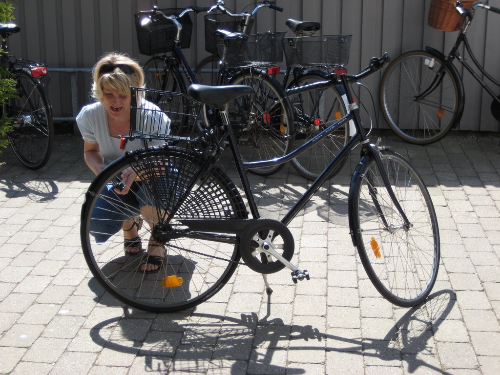 Biking to the meeting