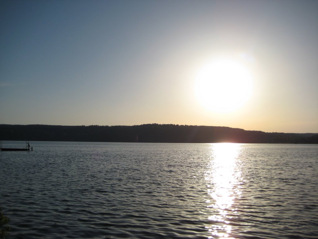 Swimming in Aspen Lake.