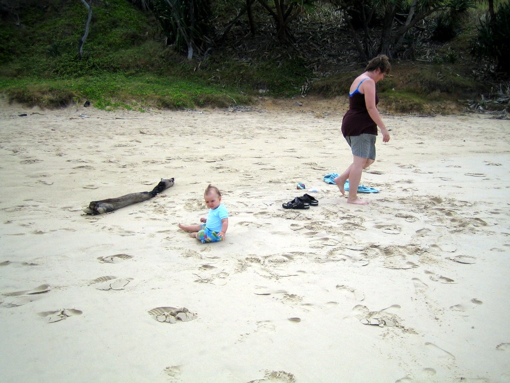 Chrystal at the beach