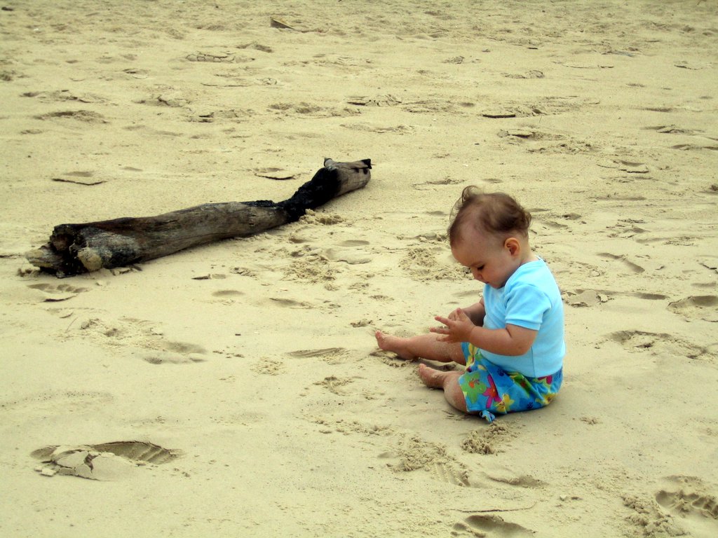Chrystal at the beach