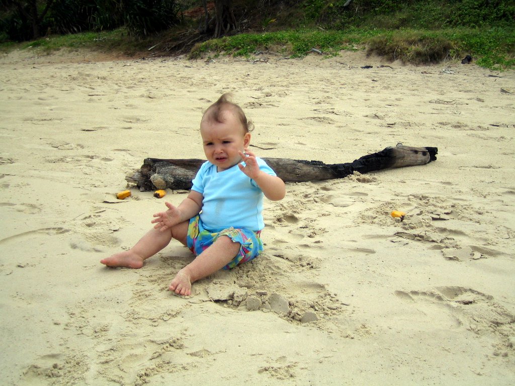 Chrystal at the beach