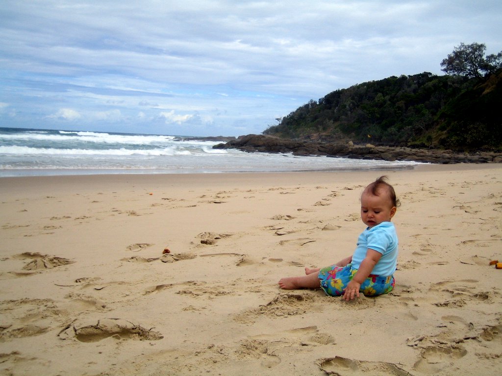 Chrystal at the beach