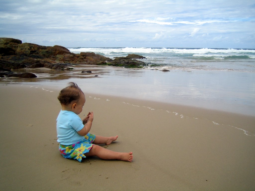 Chrystal at the beach
