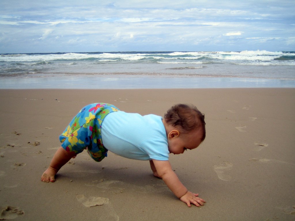 Chrystal at the beach