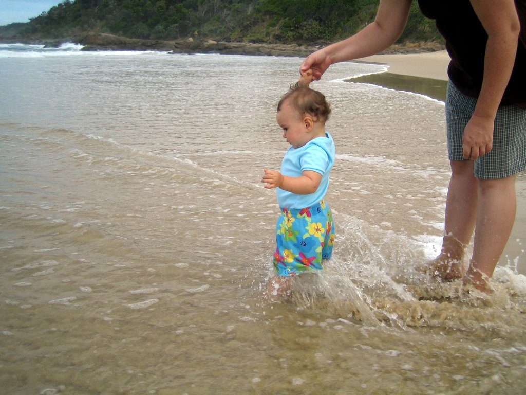 Chrystal at the beach