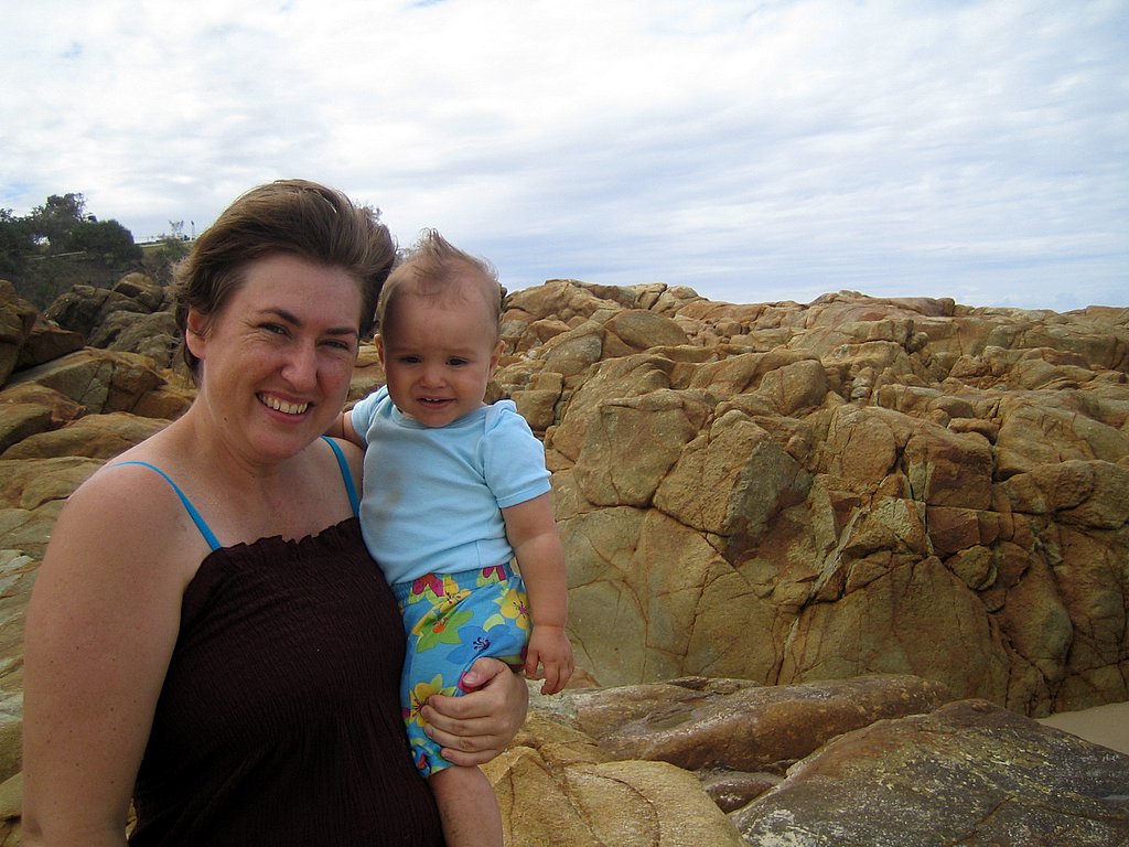 Chrystal at the beach