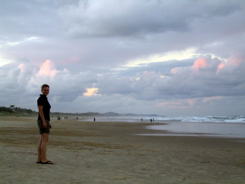 A walk with Esther on Coolum Beach