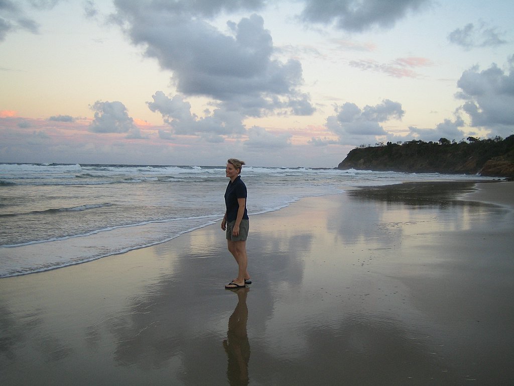 A walk with Esther on Coolum Beach