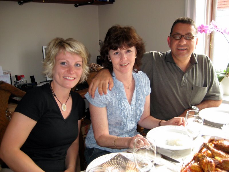 Good friends over for dinner