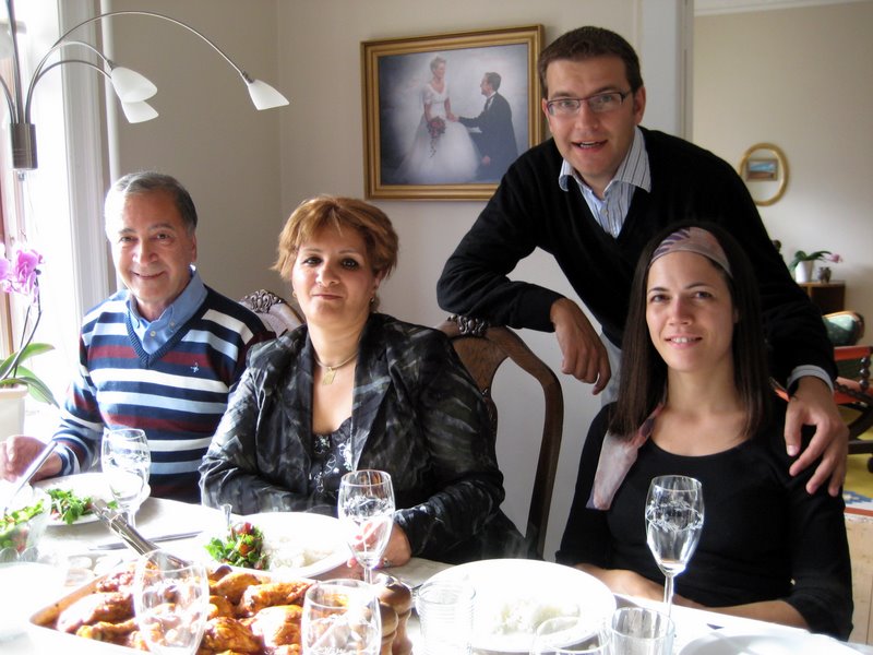 Good friends over for dinner