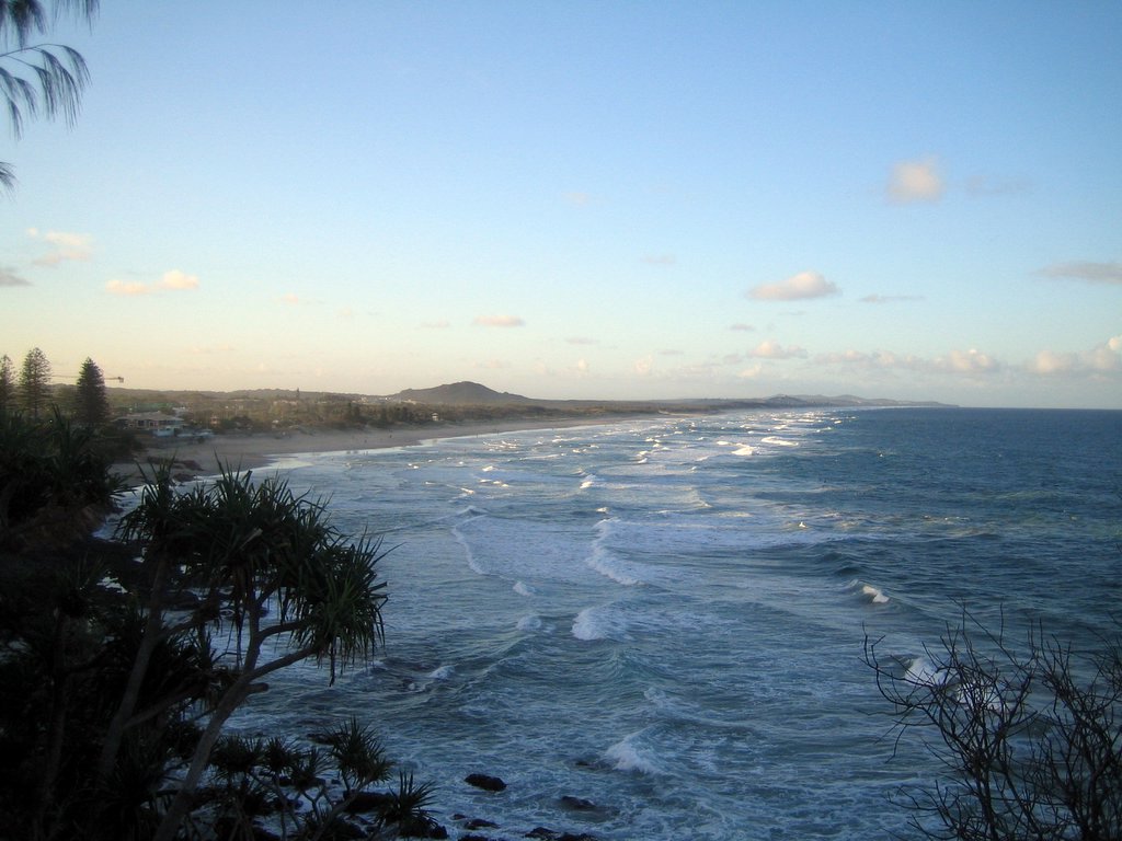 A view of Coolum Beach