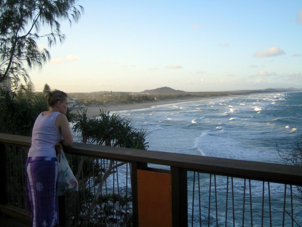 A view of Coolum Beach