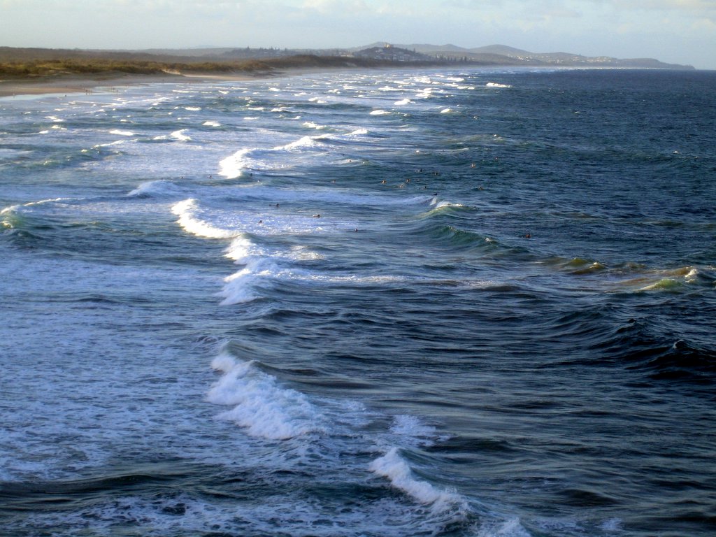 A view of Coolum Beach