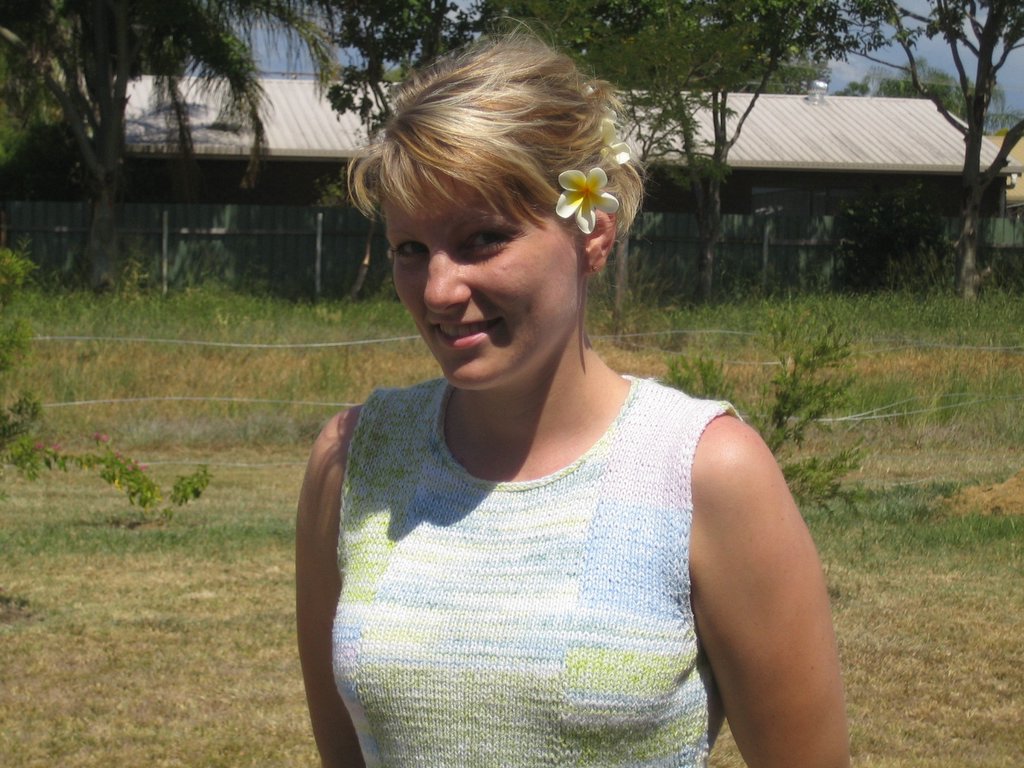 The flower girl
