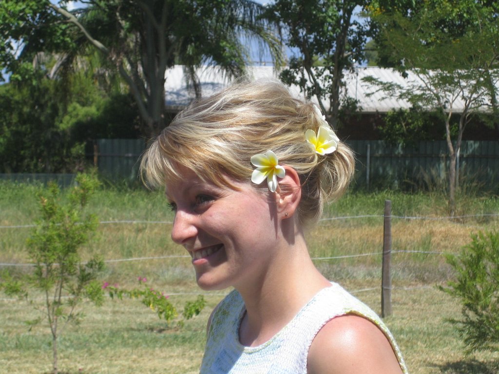 The flower girl