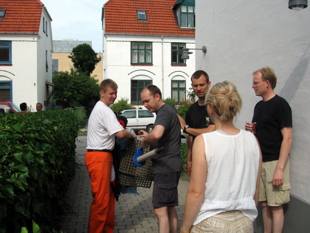 Good friends helping us move in