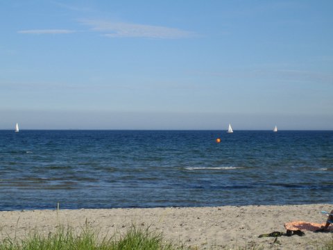 A trip to Kerteminde beach with Søren and Carina