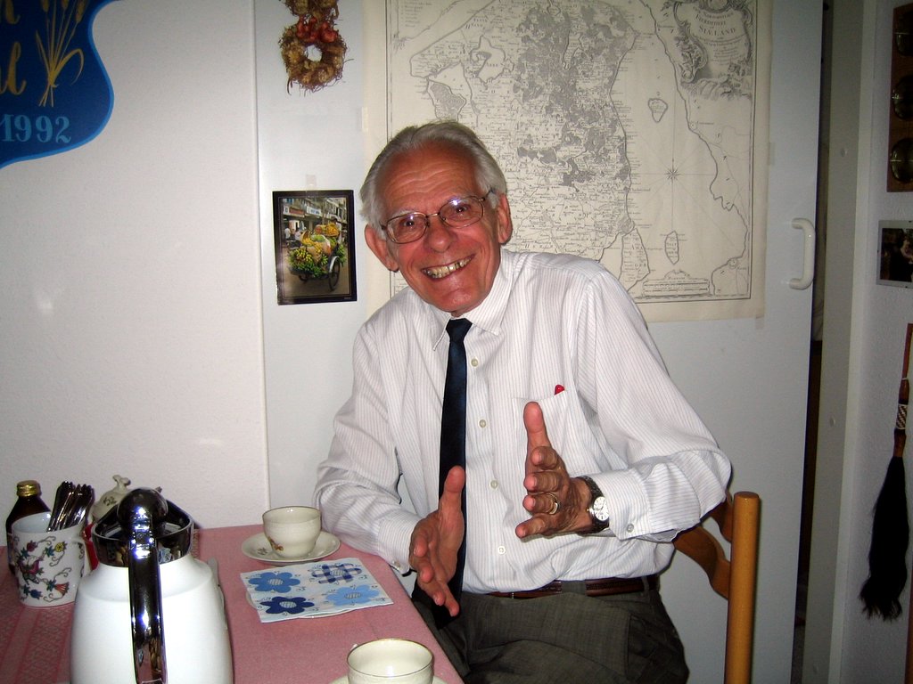 En hyggelig dag sammen med Farmor