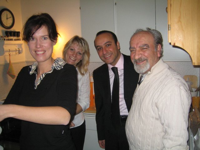 Our guests: Hanne, Bahman, Ali and Roxanna