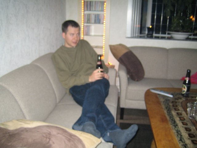 Hanging out at Søren and Karins place