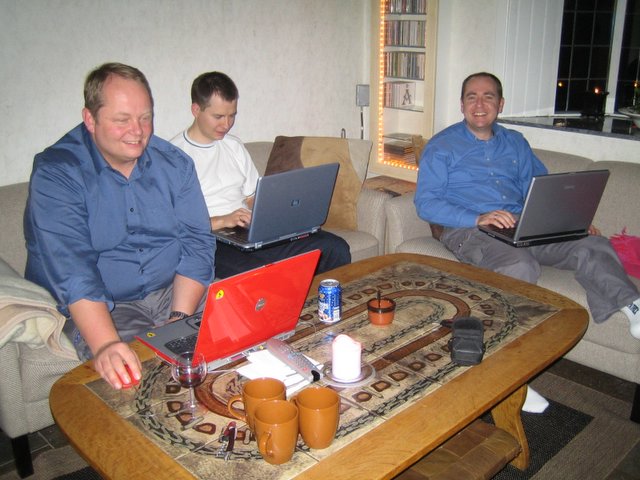 Hanging out at Søren and Karins place