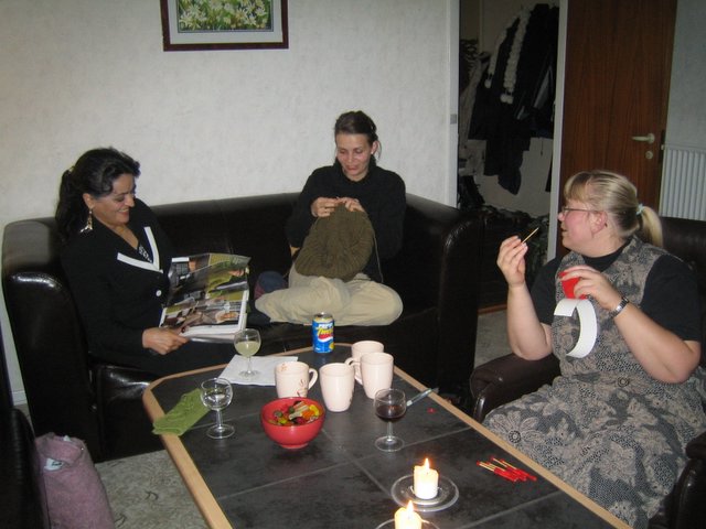 Hanging out at Søren and Karins place