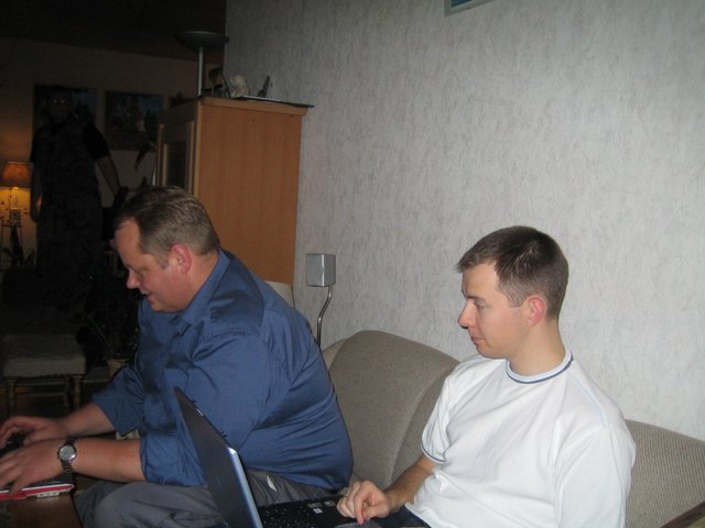 Hanging out at Søren and Karins place