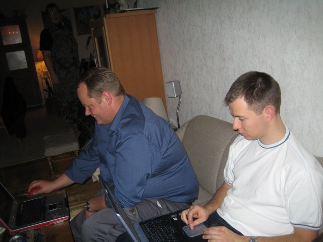 Hanging out at Søren and Karins place
