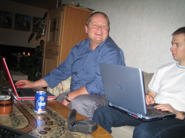 Hanging out at Søren and Karins place