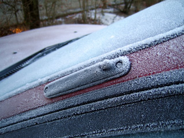 Icy car
