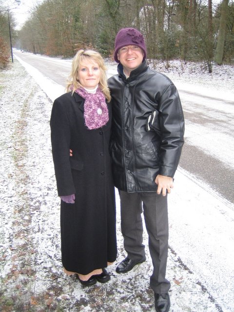 A freezing lunch break in Apeldoorn