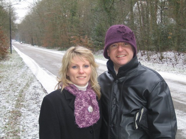 A freezing lunch break in Apeldoorn