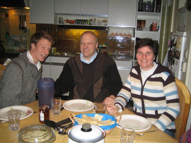 Dinner with Franz, Daniela and Tom
