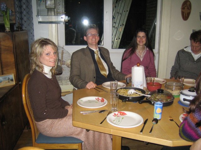 Dinner with Franz, Daniela and Tom