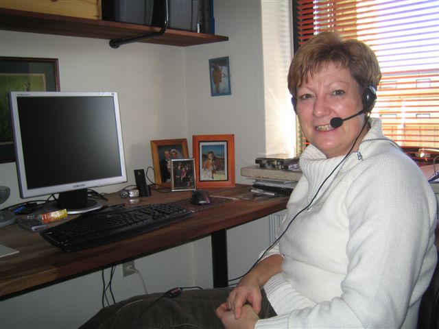 Joan talking to Mum down under for free
