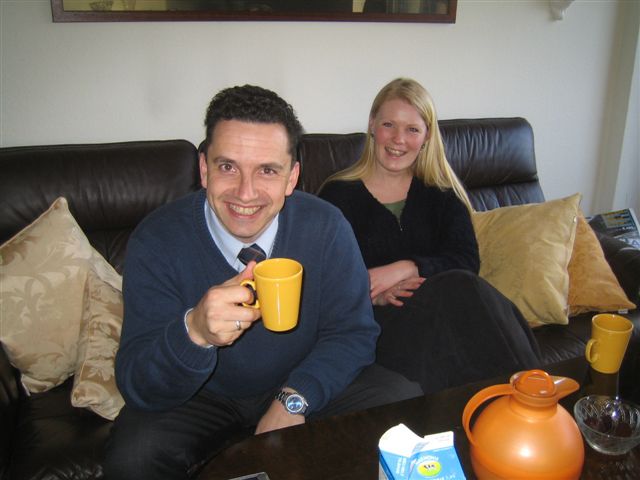 A visit from Holger and Irene