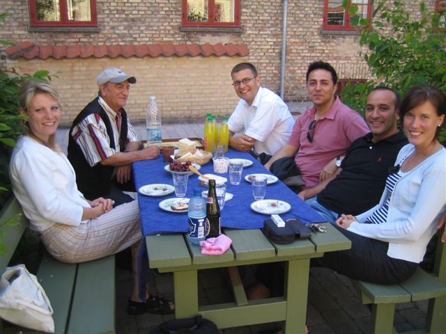 A BBQ in the "backyard"