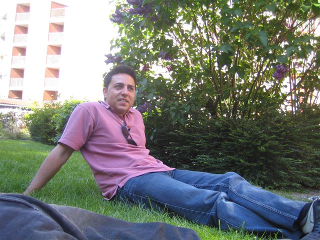 A BBQ in the "backyard"