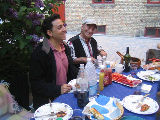 A BBQ in the "backyard"