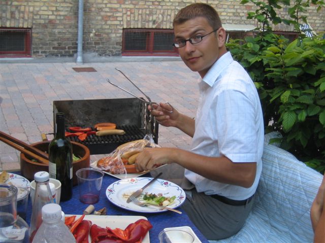 A BBQ in the "backyard"