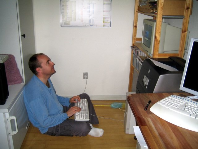 Server setup, dress sowing