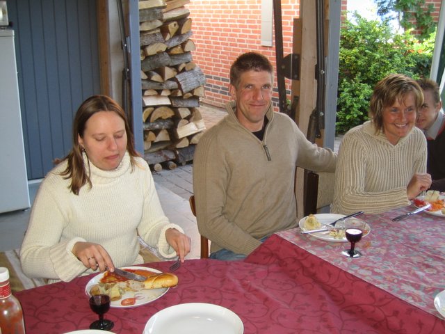 BBQ get together with Michael and Helena