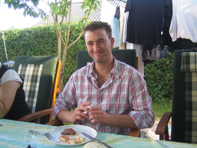 BBQ get together with Michael and Helena