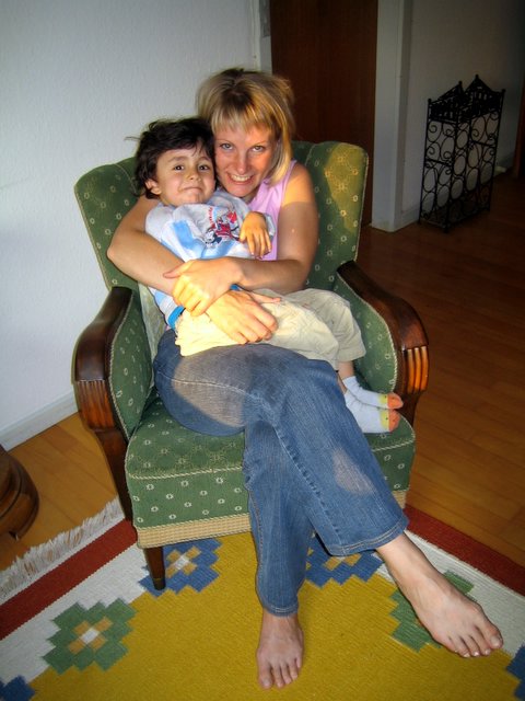Saturday afternoon and evening: Looking after the kids